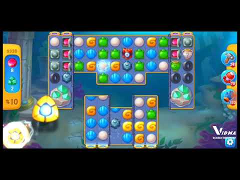 Fishdom. 9336 level no boosters and diamonds. 16 moves