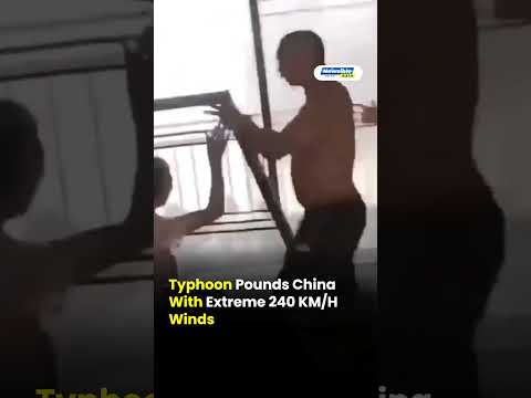 Ferris Wheel Shaken by 240 km/h Winds as Super Typhoon Yagi Hits China