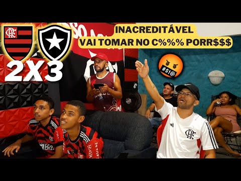 REACT- FLAMENGO 2X3 BOTAFOGO- QUE TIME DESGRAÇAD##  PRA  PERDER GOL ! BRASILEIRÃO 2023