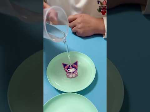 Foam Sticker Grows Bigger in Water 🤯 #shorts #game