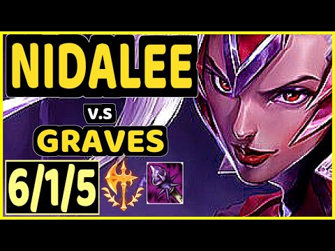 CINKROF (NIDALEE) vs GRAVES - 6/1/5 KDA JUNGLE GAMEPLAY - EUW Ranked GRANDMASTER