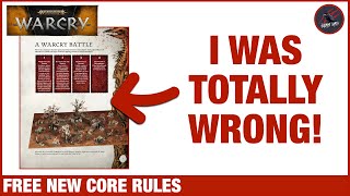 I was totally WRONG! The Warcry Core Rules PDF is 
