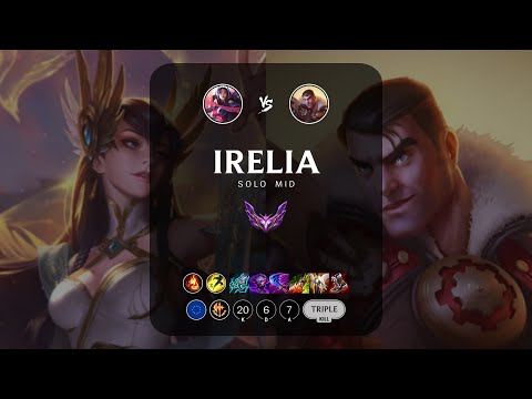 Irelia Mid vs Jayce - EUW Master Patch 13.16