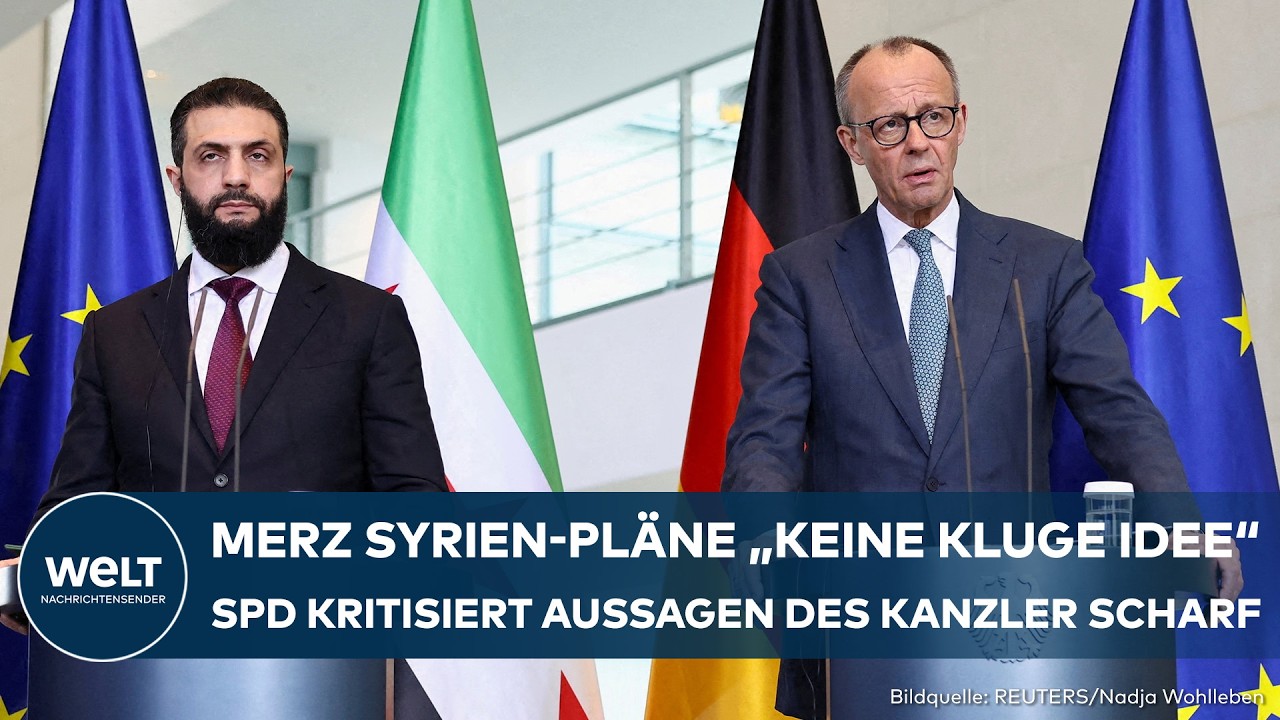 FRIEDRICH MERZ: 80 Prozent der Syrer sollen zurück! SPD kritisiert Kanzlers Abschiebepläne scharf