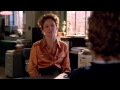 Leslie Hope The Mentalist 1x07 Seeing Red Orange Satin Blouse
