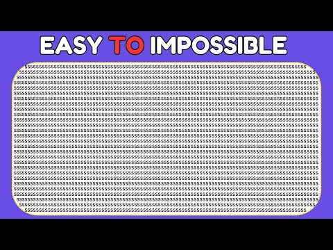 Find the ODD One Out - Numbers and Letters Edition- Easy To Impossible🔥🔥