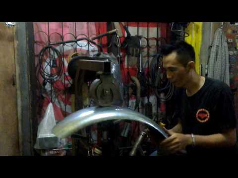 How to make a built motorcycle fender Part.2