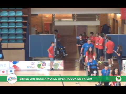 BRASIL no BISFED 2016 BOCCIA WORLD OPEN - POVOA DE VARZIM