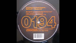 The Crazy Frenchman Presents Maitre D' ‎– Music 4 U Spirit (Acappella)