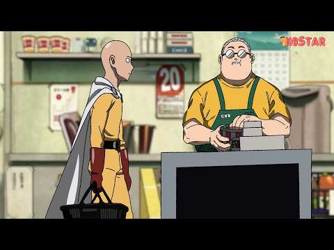 Saitama accidentally goes to Sakomoto's shop and this happen