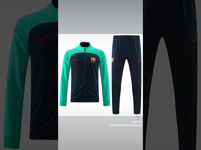 Vídeo relacionado con FC Barcelona - Chándal oficial para hombre - Chaqueta y pantalón largos - Azul reflex - XXL