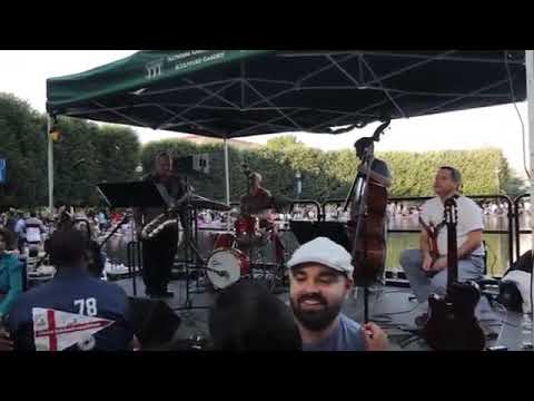 George Garzone Quartet at the Smithsonian Museum Sculpture Garden "Giant Steps" w/Dancing!