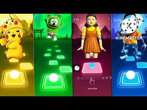 Pikachu Vs Gummy bear Vs Doll Vs crazy frog 2022 New 🎶🎶