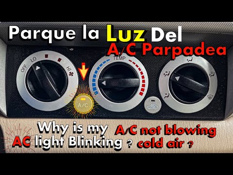 why my Air Conditioning A/c Light Blinking (Toyota Tacoma) 09 tacoma ac light flashing