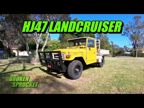 Classic HJ47 Toyota Landcruiser the Ultimate Pickup.