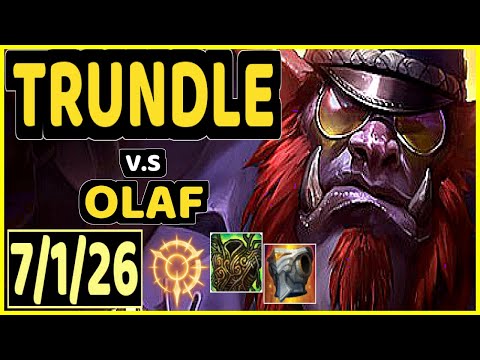 CAEDREL (TRUNDLE) vs OLAF - 7/1/26 KDA JUNGLE CHALLENGER GAMEPLAY - EUW