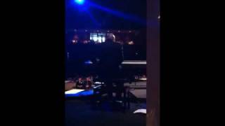 Arlington Jones on the piano at covenant church