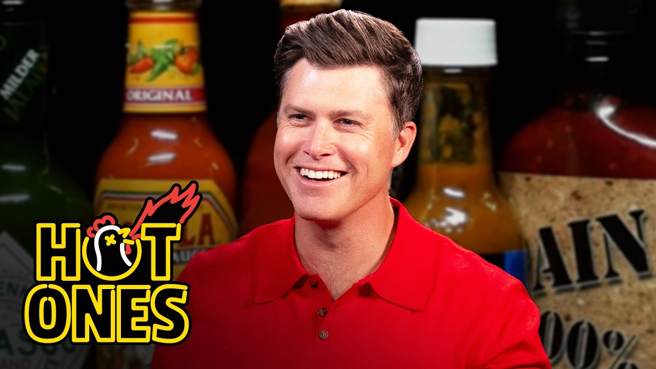 Colin Jost Fights Fire With Fire While Eating Spicy Wings | Hot Ones