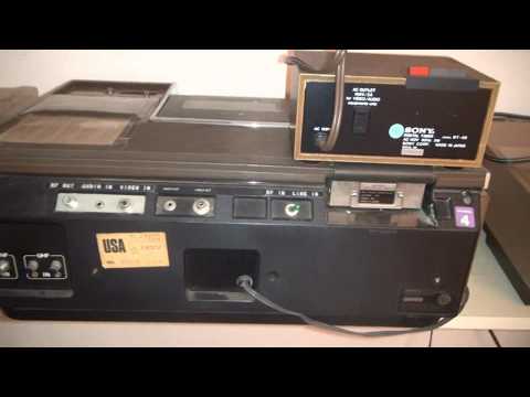 High Quality Video of my Very FIRST Betamax from 1976!