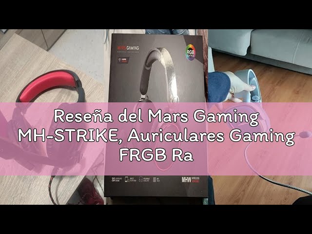 Vídeo relacionado con Mars Gaming MH-STRIKE, Auriculares Gaming FRGB Rainbow, Diseño Ergonómico, Drivers Neodimio 50mm, Micrófono Plegable, Controles Integrados, Almohadillas Air, Diadema Ajustable, Multiplataforma, Blanco