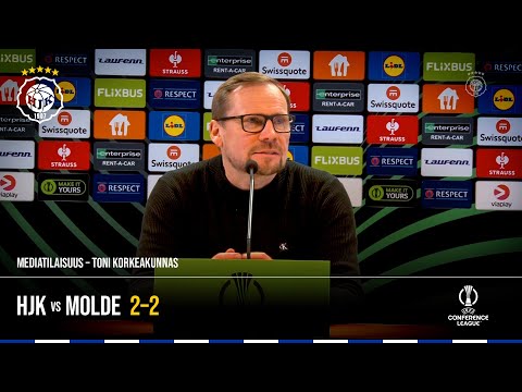 HJK vs Molde 2-2 - Mediatilaisuus
