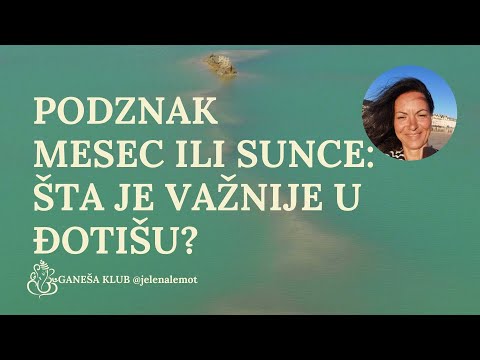 VAS PODZNAK, MESEC ILI SUNCE: ŠTA JE VAŽNIJE U ĐOTIŠU?  @jelenastojiclemot #astrologija #jyotish