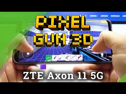 Pixel Gun 3D on ZTE Axon 11 5G  - ZTE Gaming Performance & Quality Test