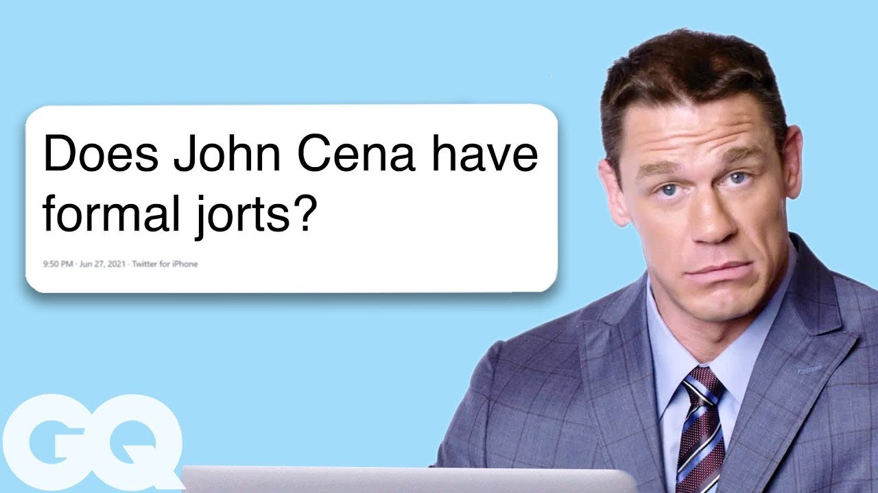 John Cena Replies to Fans on the Internet | Actually Me | GQ