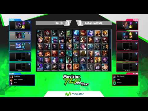 1ª Semifinal LoL - T4ELO VS Xakal Gaming - Movistar TLP Open Cup - Torneos Navideños 2015