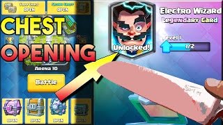 1000 Degree ELECTRO WIZARD CHEST OPENING! | Clash Royale