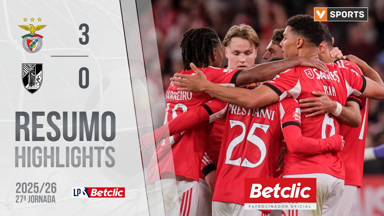Benfica vs Vitória SC Highlights