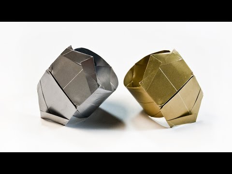 How to make an origami ring Video