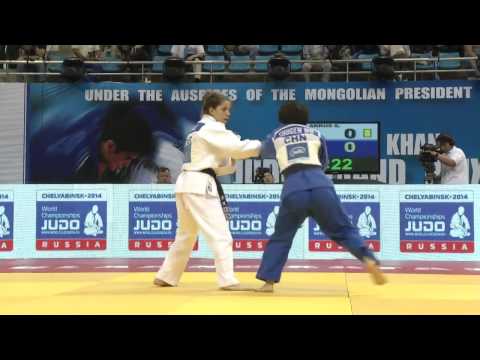 Sümeyye AKKUŞ (TUR) - Shugen WU (CHN) 2014 Judo Grand Prix Ulaanbaatar