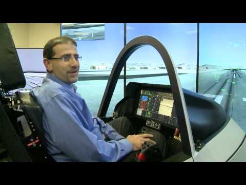 A virtual landing: F-35 simulator flies high in Israel