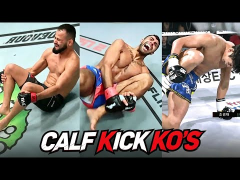 カーフキック KO集 100試合 Calf Kicks Knockouts
