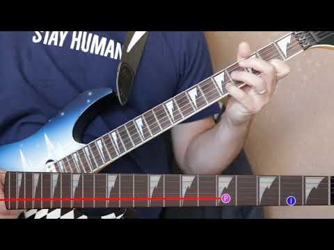 Learn How to Play Satch Boogie part 2 HALF SPEED