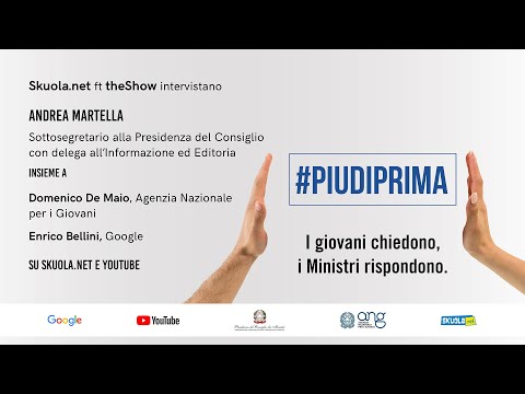 #Piudiprima: i giovani chiedono, il sottosegretario Martella risponde – Skuola.net ft. theShow