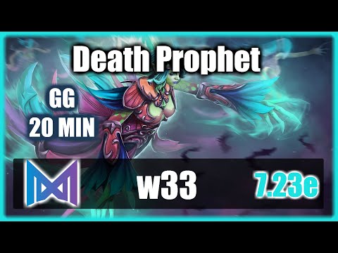 Nigma.w33 - Death Prophet MIDLANE | GG EZ 20 Min | Stomping Pubs | Wipe | 7.23e