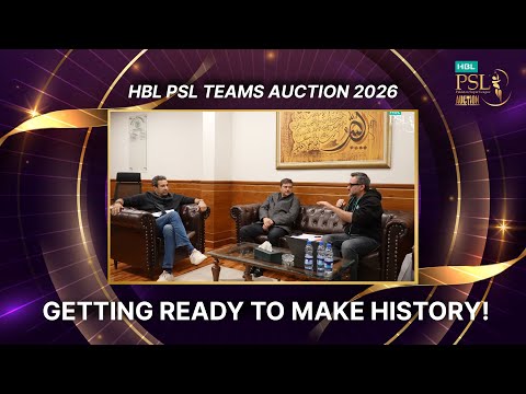 #HBLPSL Teams Auction is getting ready to make history at Jinnah Convention Centre, Islamabad
