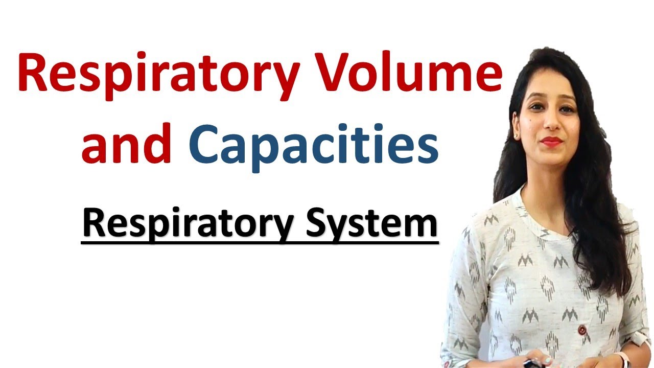 Respiratory Volume and Capacities I Respiration I Breathing & Exchange of Gases I Respiratory System