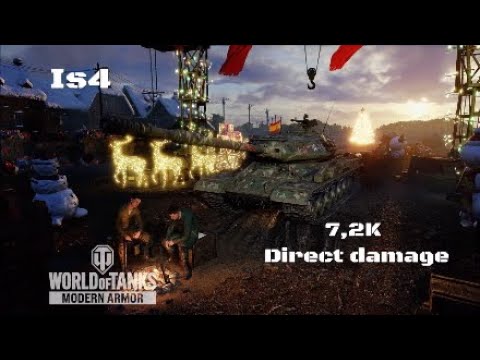 Is4 in Malinovka:7,2K direct damage :Wot console - World of Tanks