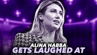 Hot Mic Catches Reporters Laughing As Alina Habba Rages About Trump's Trial