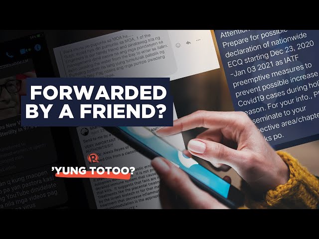 [WATCH] ’Yung Totoo? 5 tsismis na kumalat sa text, Viber, o FB Messenger