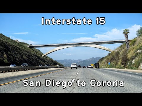 Interstate 15 North - San Diego para Corona (Riverside) - Califórnia - 06/03/2020