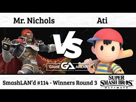 SmashLAN'd 114: Mr. Nichols (Ganondorf) vs. Ati (Ness) - Winners Round 3