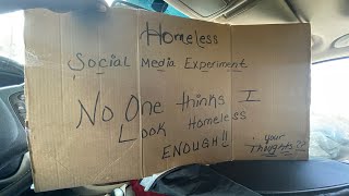 A Day Being Homeless: Social Media Experiment Part 1…