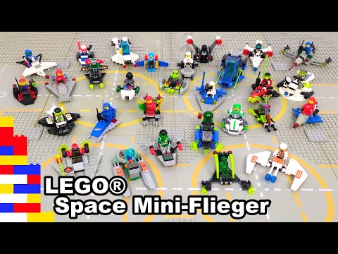 LEGO® Raumfahrt / Space - Eine Reise durch die Zeit mit kleinen Fliegern von 1979 - 2019 [Journey]