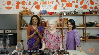 Vegan Lasagna like you never knew!!! Sridevi Jasti with Amala Akkineni & her mother Meitim Connolly. video