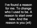 The Reason Hoobastank Lyrics