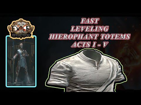 [POE 3.23] Templar Hierophant - Full Act 1-5 Leveling